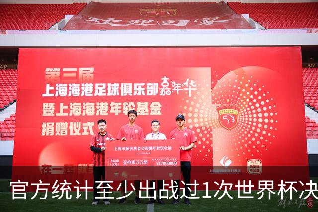 官方统计至少出战过1次世界杯决赛的金球奖得主：梅西、大罗在列